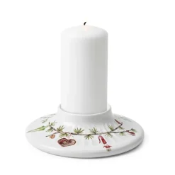 Canelabro para vela gruesa Hammershøi Christmas Ø13 cm, Blanco