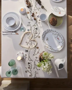 Canelabro para vela gruesa Hammershøi Christmas Ø13 cm, Blanco