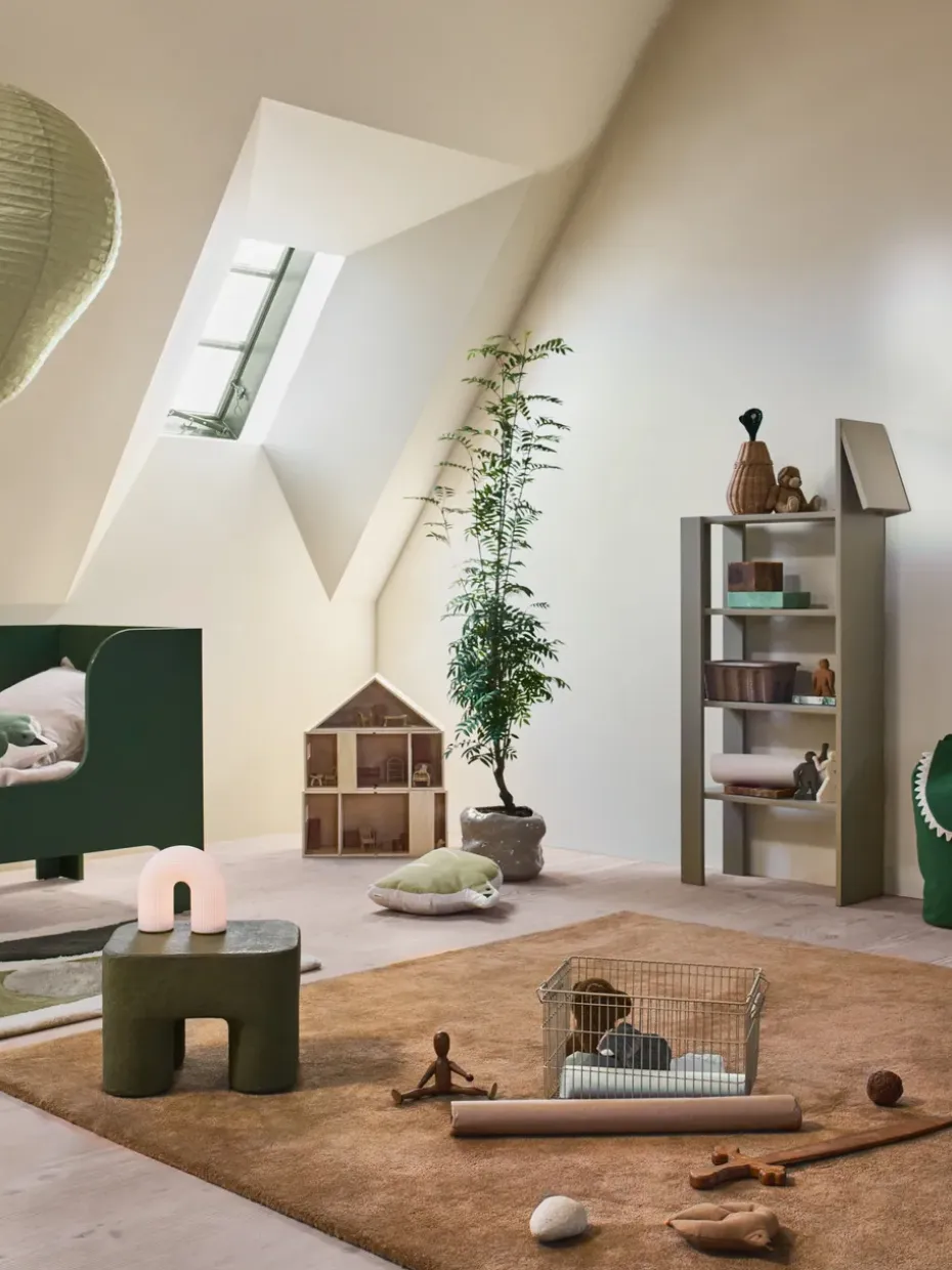 Casa de muñecas plegable Toro, Natural