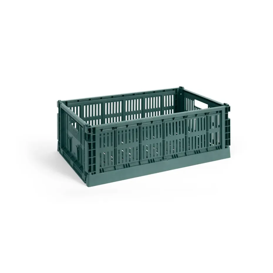 Cesta Colour Crate L 34,5x53 cm, Dark green
