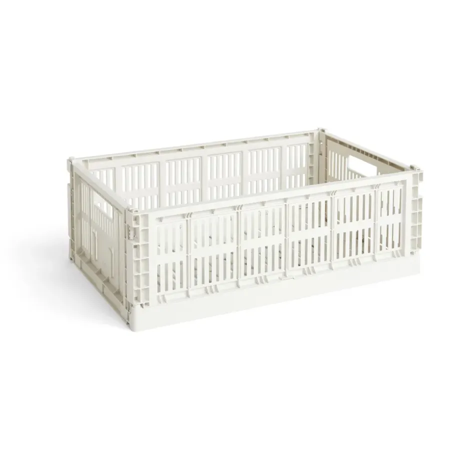 Cesta Colour Crate L 34,5x53 cm, Off-white