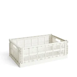 Cesta Colour Crate L 34,5x53 cm, Off-white