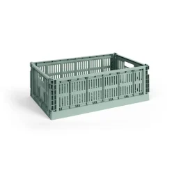 Cesta Colour Crate L 34,5x53 cm, Sage green