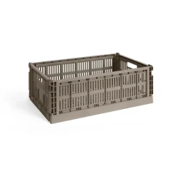 Cesta Colour Crate L 34,5x53 cm, Warm grey