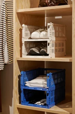 Cesta Colour Crate M 26,5x34,5 cm, Electric blue