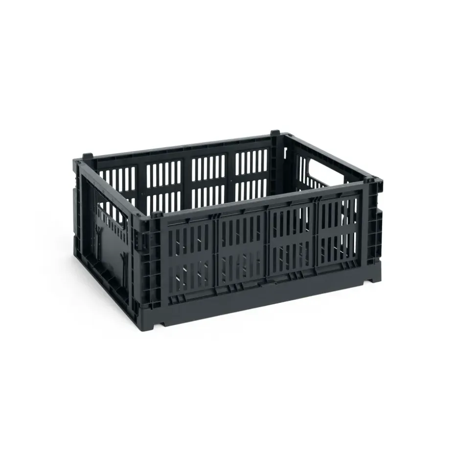 Cesta Colour Crate M 26,5x34,5 cm, Charcoal
