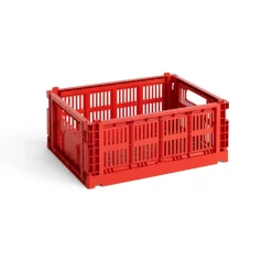 Cesta Colour Crate M 26,5x34,5 cm, Red