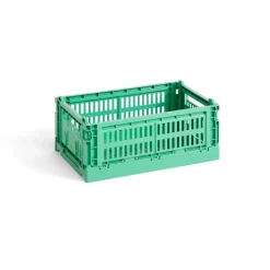 Cesta Colour Crate S 17x26,5 cm, Dark mint