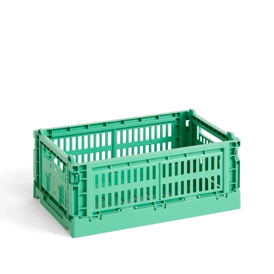 Cesta Colour Crate S 17x26,5 cm, Dark mint