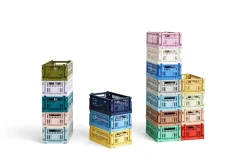 Cesta Colour Crate S 17x26,5 cm, Dusty blue