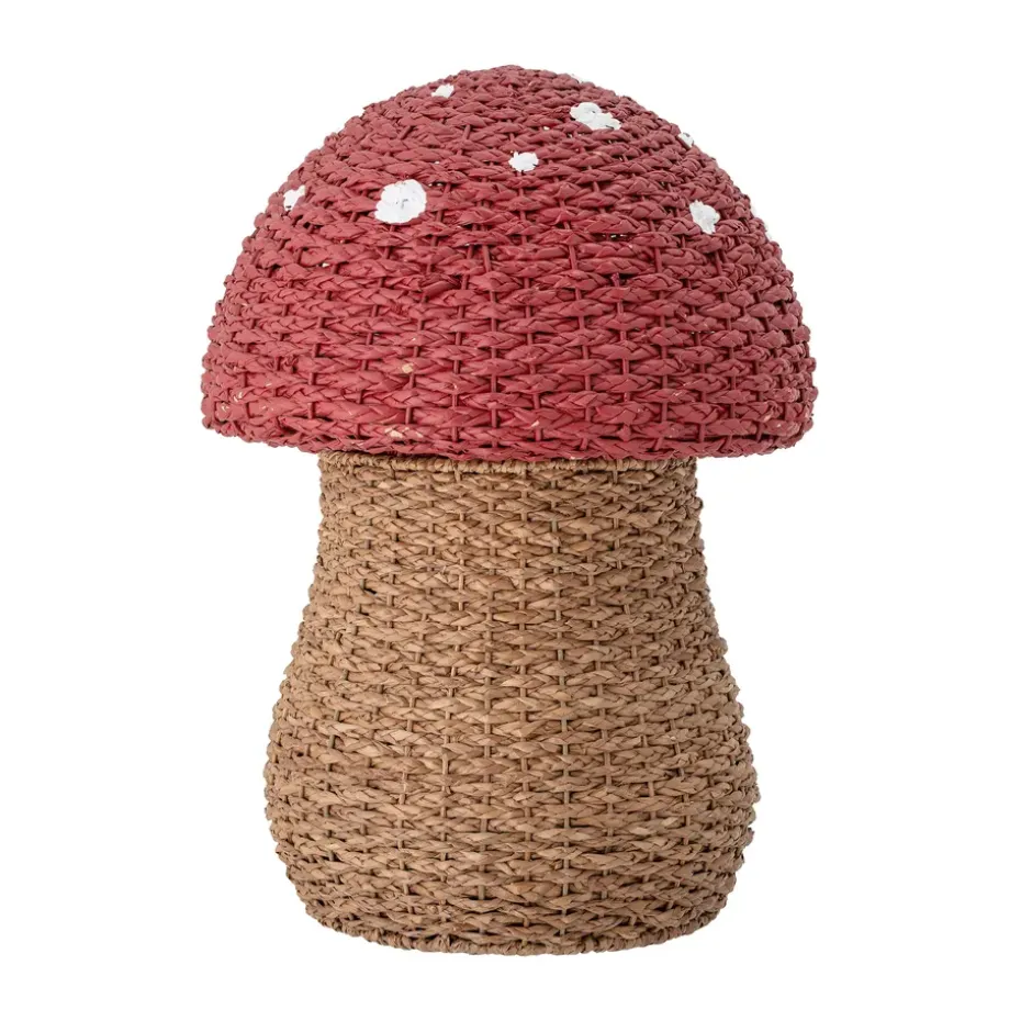 Cesta con tapa Corintha Ø43x61 cm, Rojo