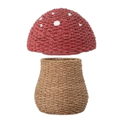 Cesta con tapa Corintha Ø43x61 cm, Rojo