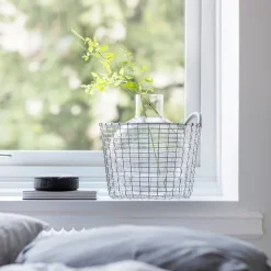 Cesta de alambre Korbo Bin 16, acero resistente a los ácidos