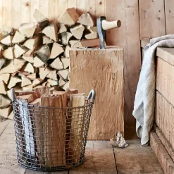 Cesta de alambre Korbo Classic 24, acero galvanizado