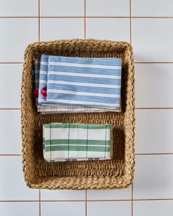 Cesta de almacenaje Naba, Natural, 30x41 cm