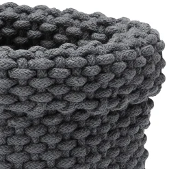 Cesta de almacenaje Rope, gris grafito