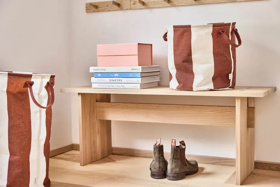 Cesta de almacenamiento Kara medium Ø32x32 cm 2-pack, Nutmeg