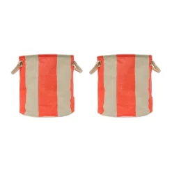 Cesta de almacenamiento Kara medium Ø32x32 cm 2-pack, Cherry Red