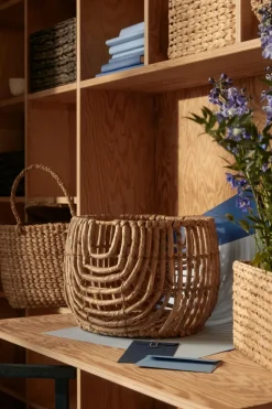 Cesta de almacenamiento Lily pequeña, 3 piezas, Natural