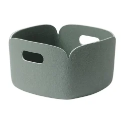Cesta de almacenamiento Restore 28x28 cm, Dusty green
