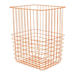 Cesta de almacenamiento Store-it con bolsa de algodón, large, Orange