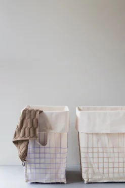 Cesta de almacenamiento Store-it con bolsa de algodón, large, Sand