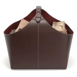 Cesta de leña Ørskov, marrón