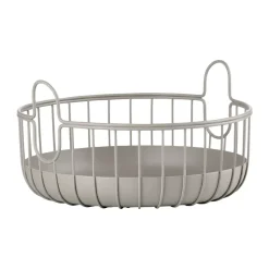 Cesta Inu Ø22x8 cm, Taupe