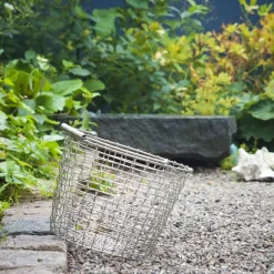 Cesta metálica Korbo Bucket 24, acero resistente a los ácidos