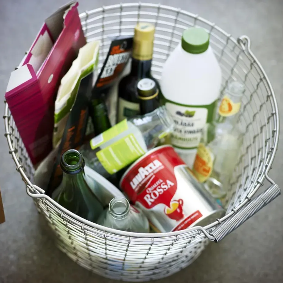 Cesta metálica Korbo Bucket 24, acero resistente a los ácidos