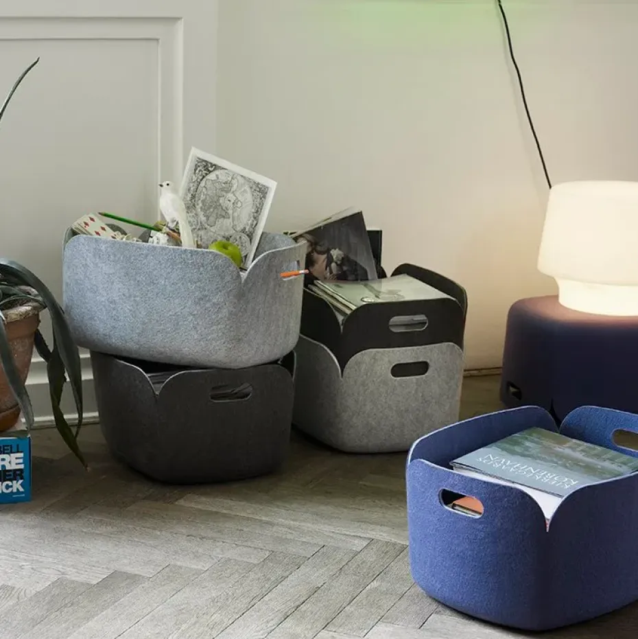 Cesta Restore, gris claro