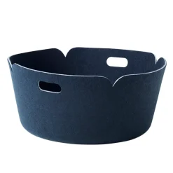 Cesta Restore, redonda, Midnight blue (azul)