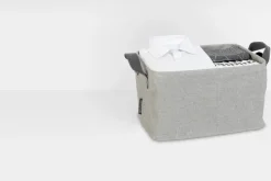 Cesta ropa sucia plegable Brabantia, gris
