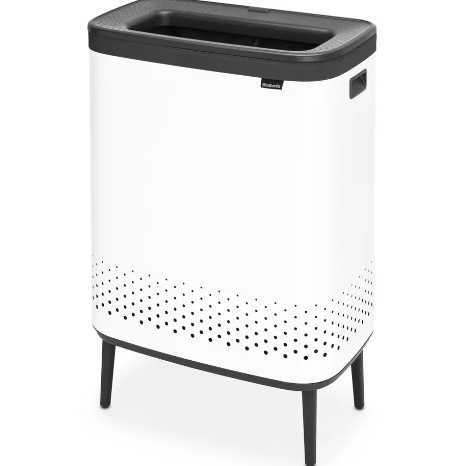 Cesto de la ropa Bo high 2x45 L, blanco
