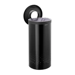 Cesto de lavandería Brabantia tapa de plástico 35 L, Negro mate