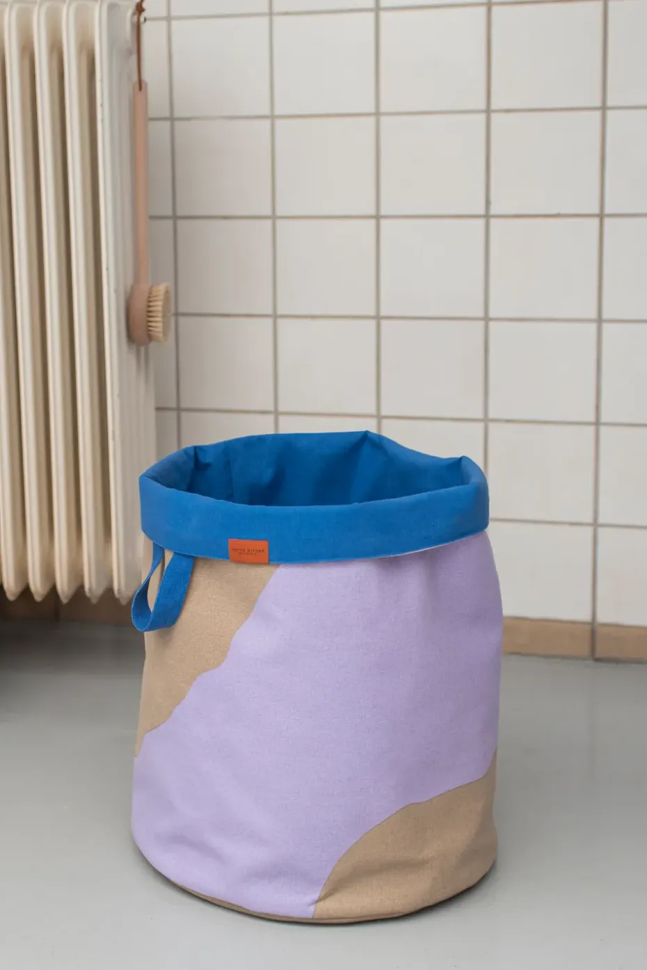Cesto de lavandería Nova Arte 40x40x50 cm, Sand-lilac