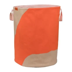Cesto de lavandería Nova Arte 40x40x50 cm, Latte-orange