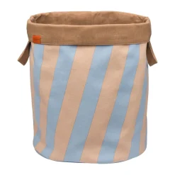 Cesto de lavandería Nova Arte 40x40x50 cm, Light blue-powder rose