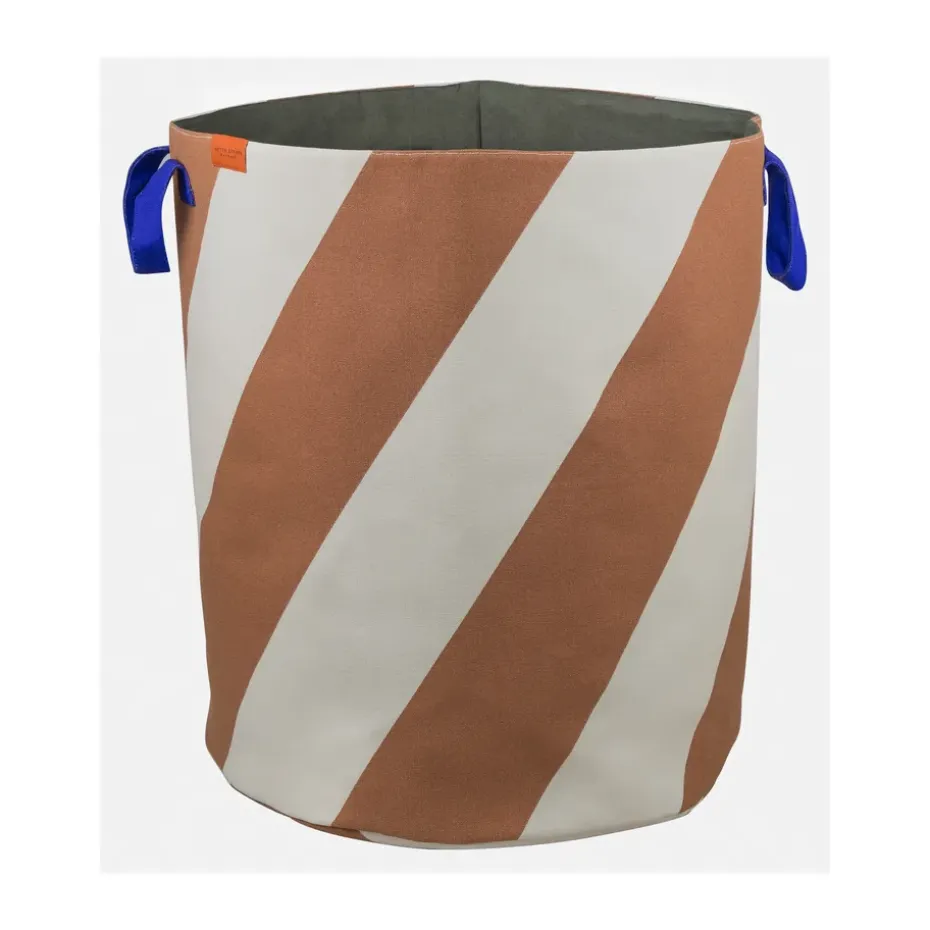 Cesto para la colada Diagonal Ø40x50 cm, Brick-sand