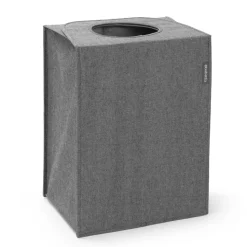 Cesto ropa sucia Brabantia, rectangular 55 L, gris oscuro