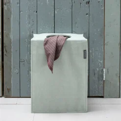 Cesto ropa sucia Brabantia, rectangular 55 L, verde