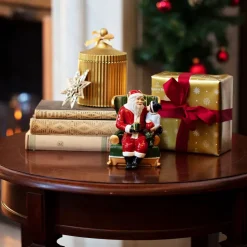 Christmas Toys Santa Claus en un Butaca, rojo