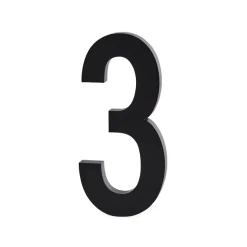 Cifra de aluminio Design Letters 50 mm, 3