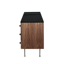 Cómoda 62 Dresser, American walnut, 6 cajones