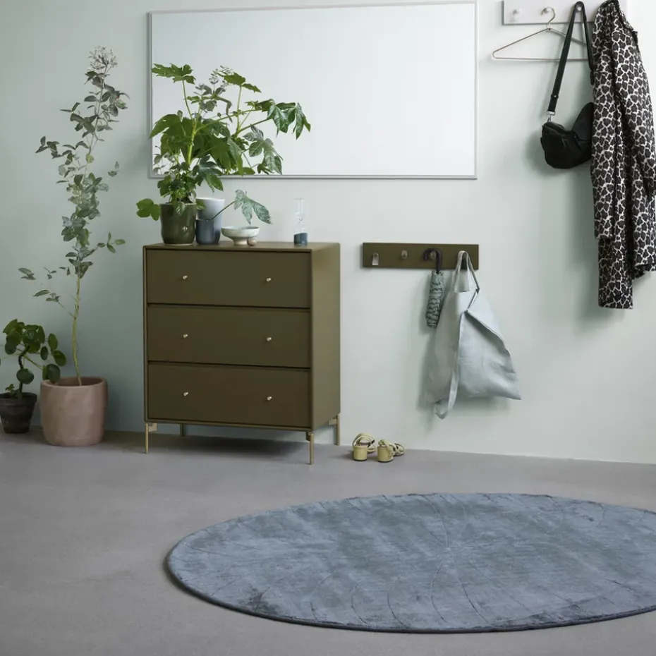 Cómoda Carry, Black 05, patas lacadas en negro