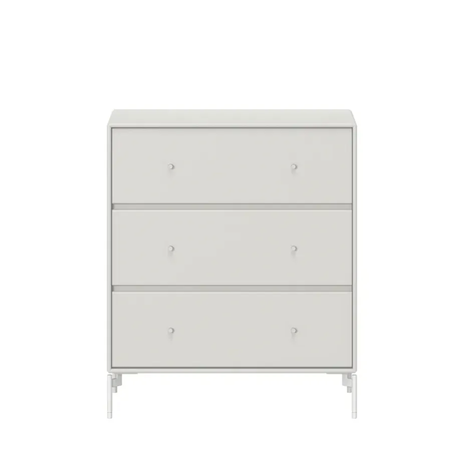 Cómoda Carry, Nordic 09, patas lacadas en snow