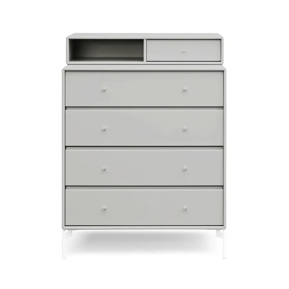 Cómoda Keep, Nordic 09, patas lacadas en snow