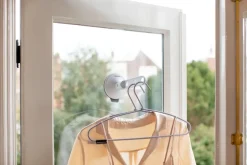 Colgador Brabantia con ventosa, Gris claro