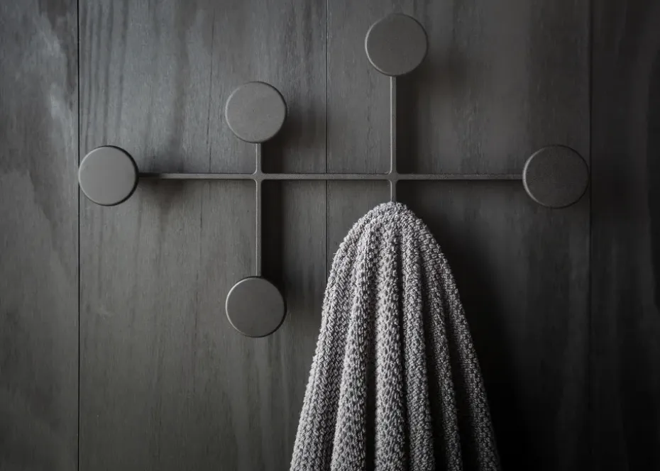 Colgador de ropa Afteroom, negro