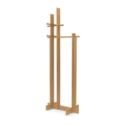 Colgador de ropa Bridge Clothes Stand, Roble aceitado